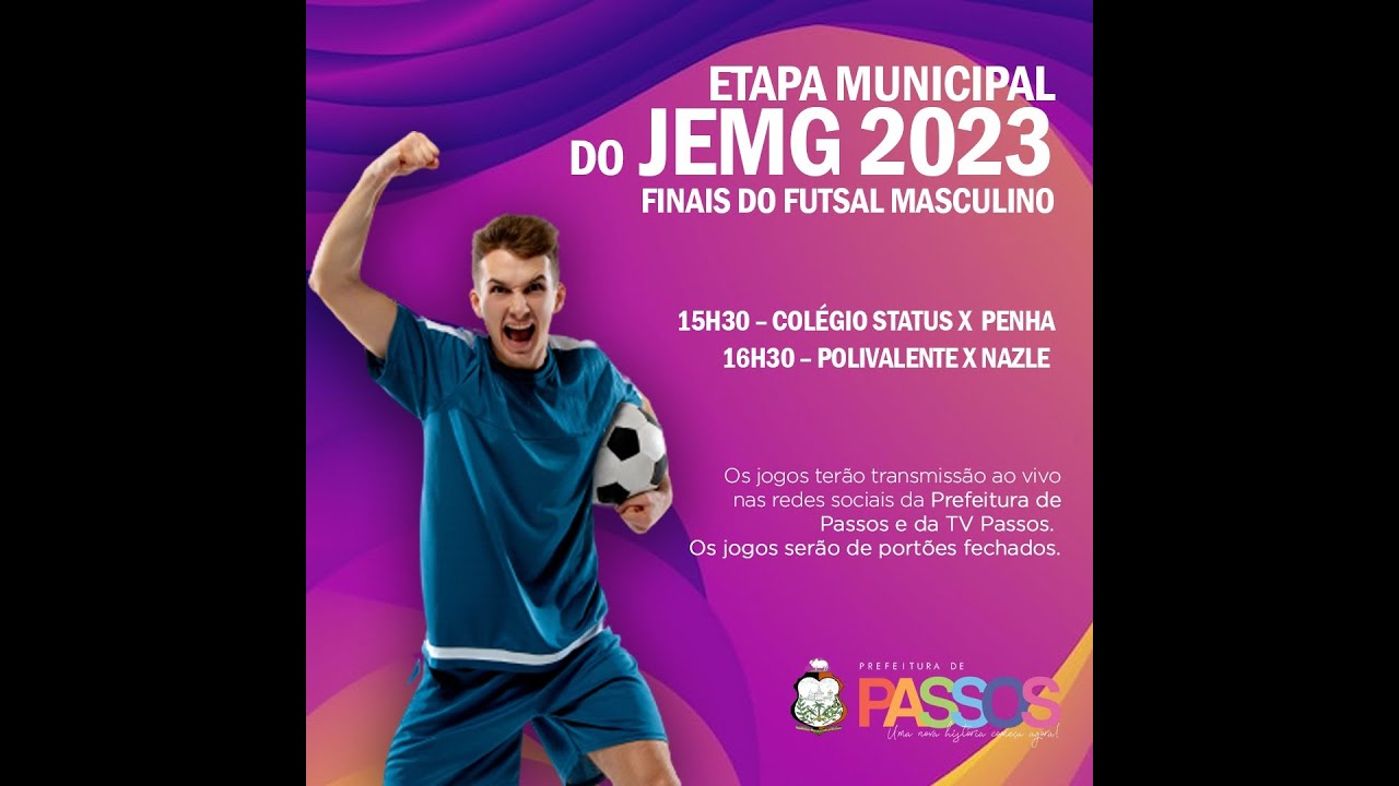 JEMG - As publicações das tabelas de jogos da etapa estadual do JEMG/2023  já estão disponíveis no site do JEMG, via aba Etapas/Estadual. Nesse  caminho, você acessa a sua modalidade e confere