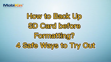 How to Back Up SD Card before Formatting? 4 Safe Ways to Try Out