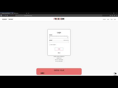 Freedom Internet - How to Log Into Your Account