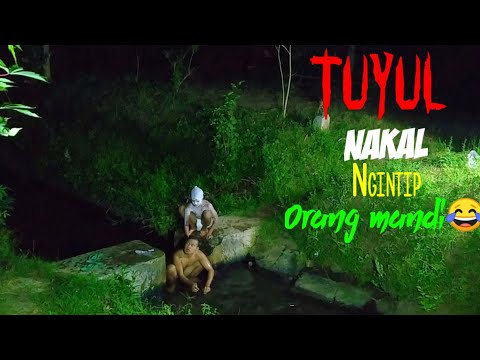 Prank TUYUL nakal || suka ngintip orang lagi mandi disungai 😂|| auto kocar-kacir|| paling terbaik