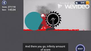 Infinity score glitch in stickman falling 2020 (Insane fast money) screenshot 5