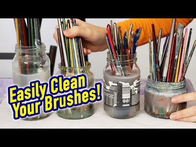 How To Clean Your Art Paint Brush