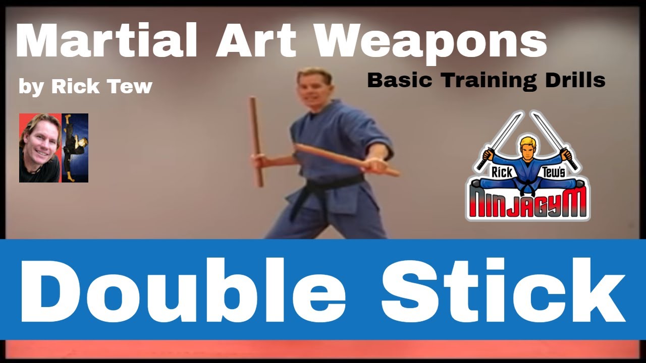 Double Stick Training Drill in the Martial Arts by Sensei Rick Tew and