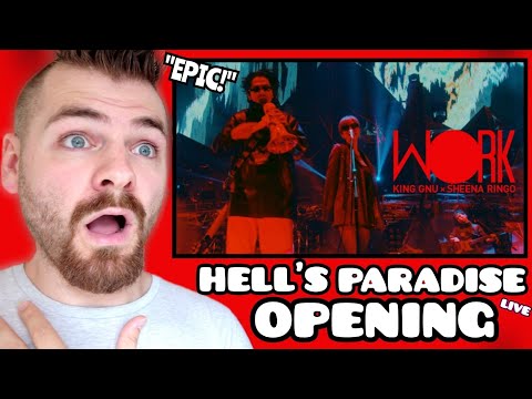 Reacting to HELL'S PARADISE OPENING | King Gnu × 椎名林檎 "WORK" | LIVE at TOKYO DOME | ANIME REACTION!