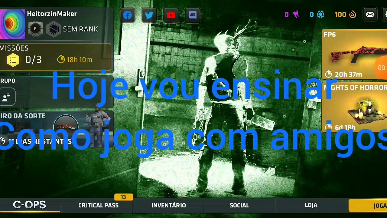 Como jogar com amigos no Critical Ops - YouTube
