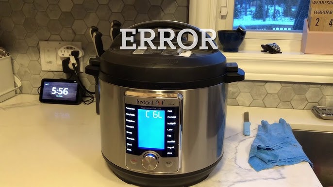 Instant Pot C6 error fixing 