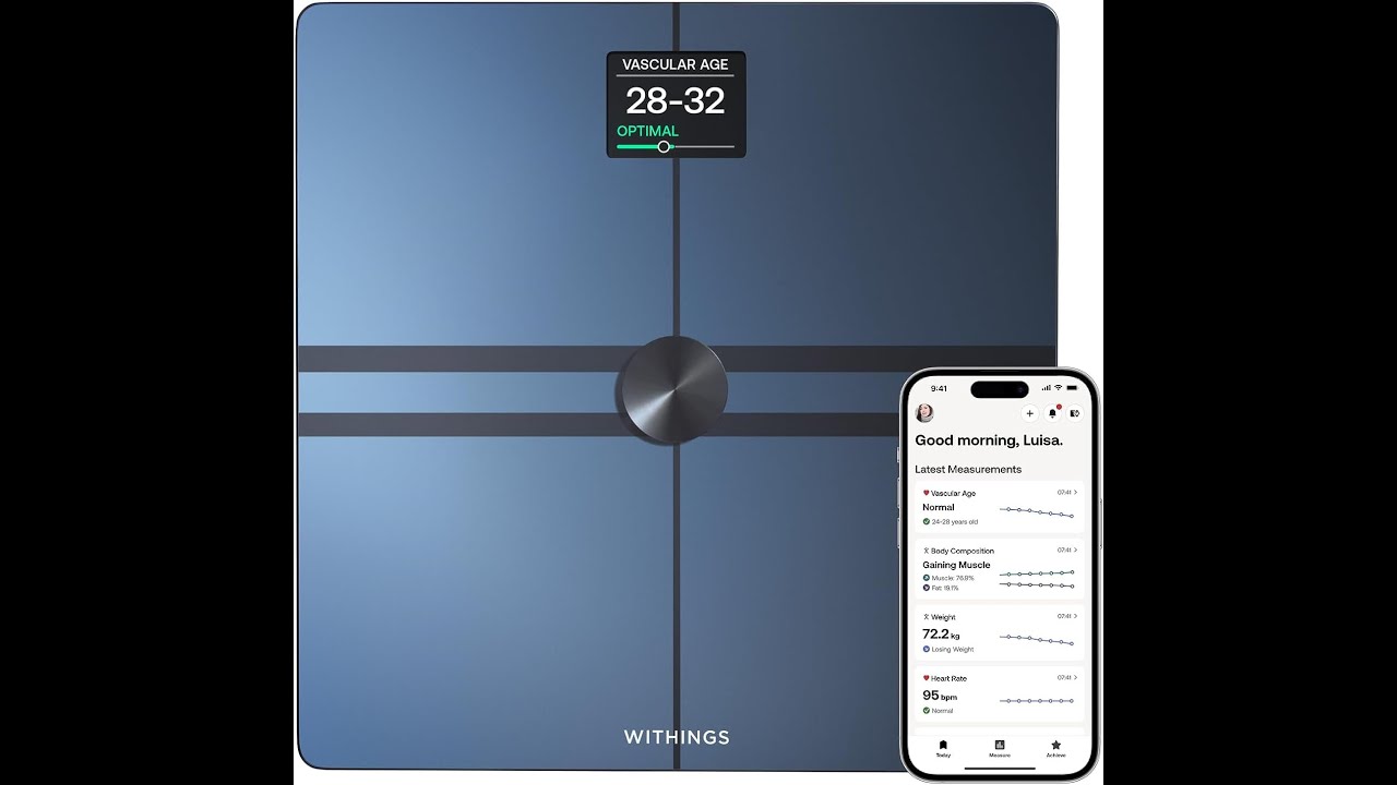 The Withings Body Scan smart scale measures ECG, body composition