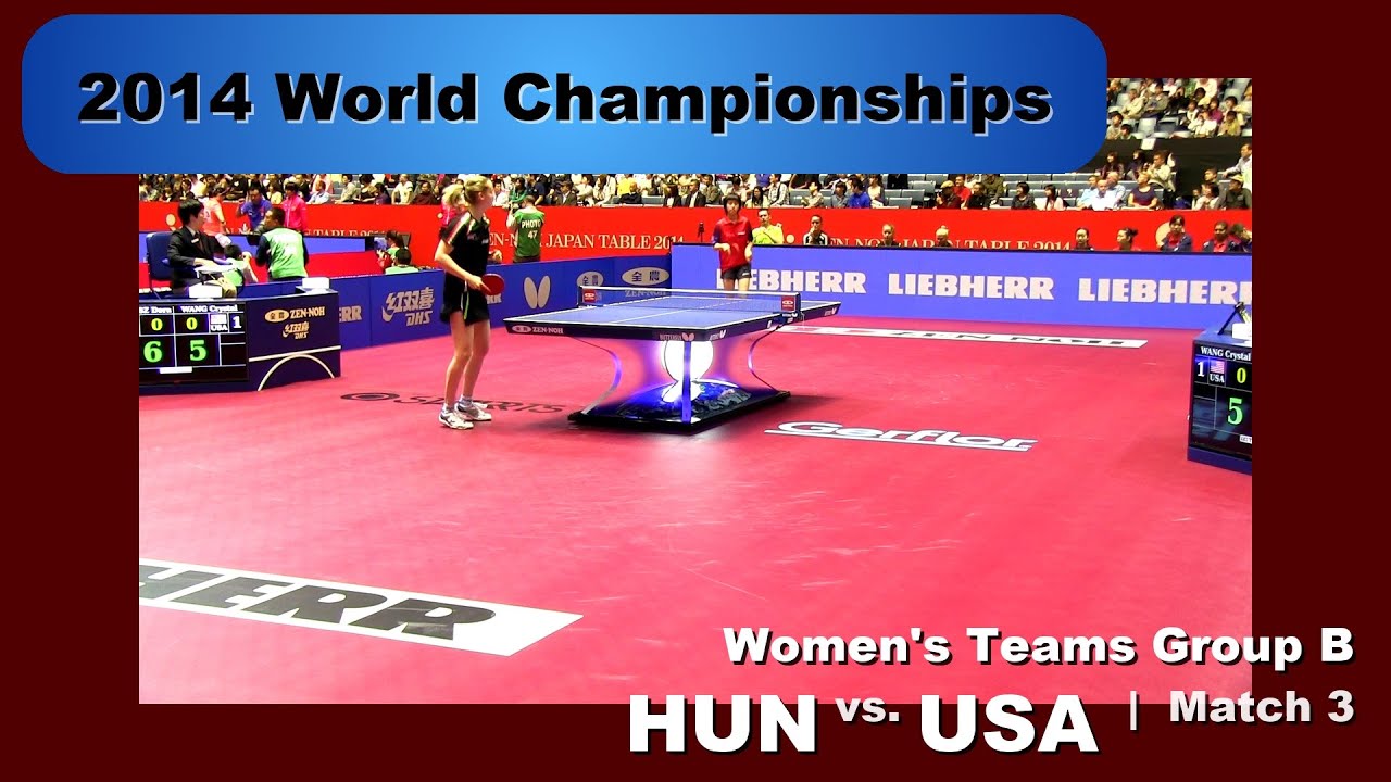 2014 WTTC Women's Team - Group B: HUN - USA Match 3: Dora Madarasz v Crystal Wang