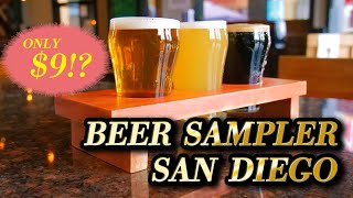 【Night Life in Pacific Beach】Only $9 for Beer Sampler! 【San Diego】