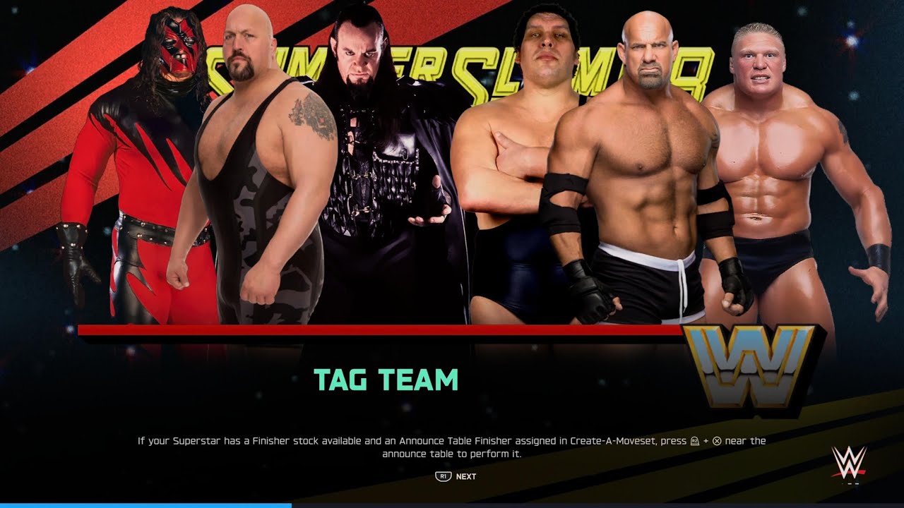 WWE 2K25 | TAG TEAM | KANE , BİG SHOW , UNDERTAKER | VS | ANDRE THE GAİNT , GOLDBERG ,  BROCK LESNAR
