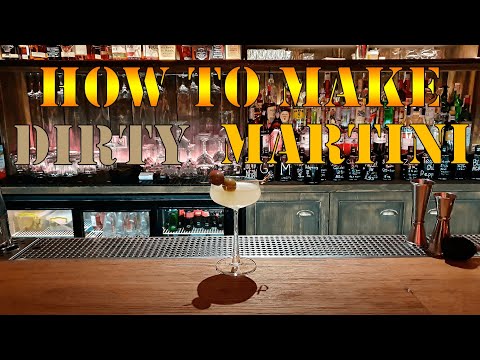 How to make DIRTY MARTINI by Mr.Tolmach