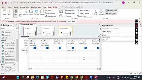 New Perspectives Access 365 | Modules 5-8: SAM Capstone Project A | University of Waterloo Co-op