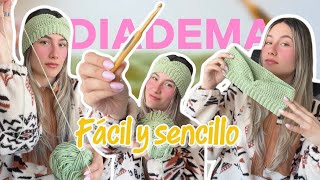 TUTORIAL BÁSICO de DIADEMA/CINTILLO a CROCHET