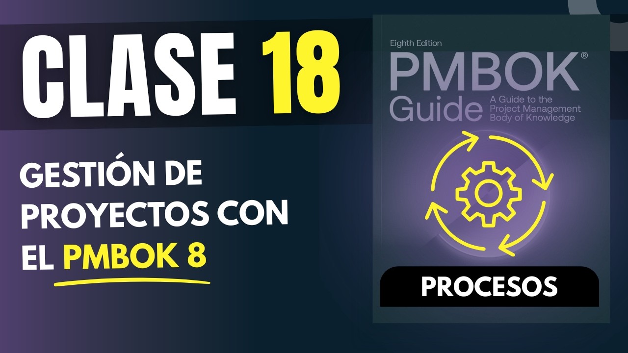 Clase 18: Introducción a los Procesos del PMBOK 8va edición