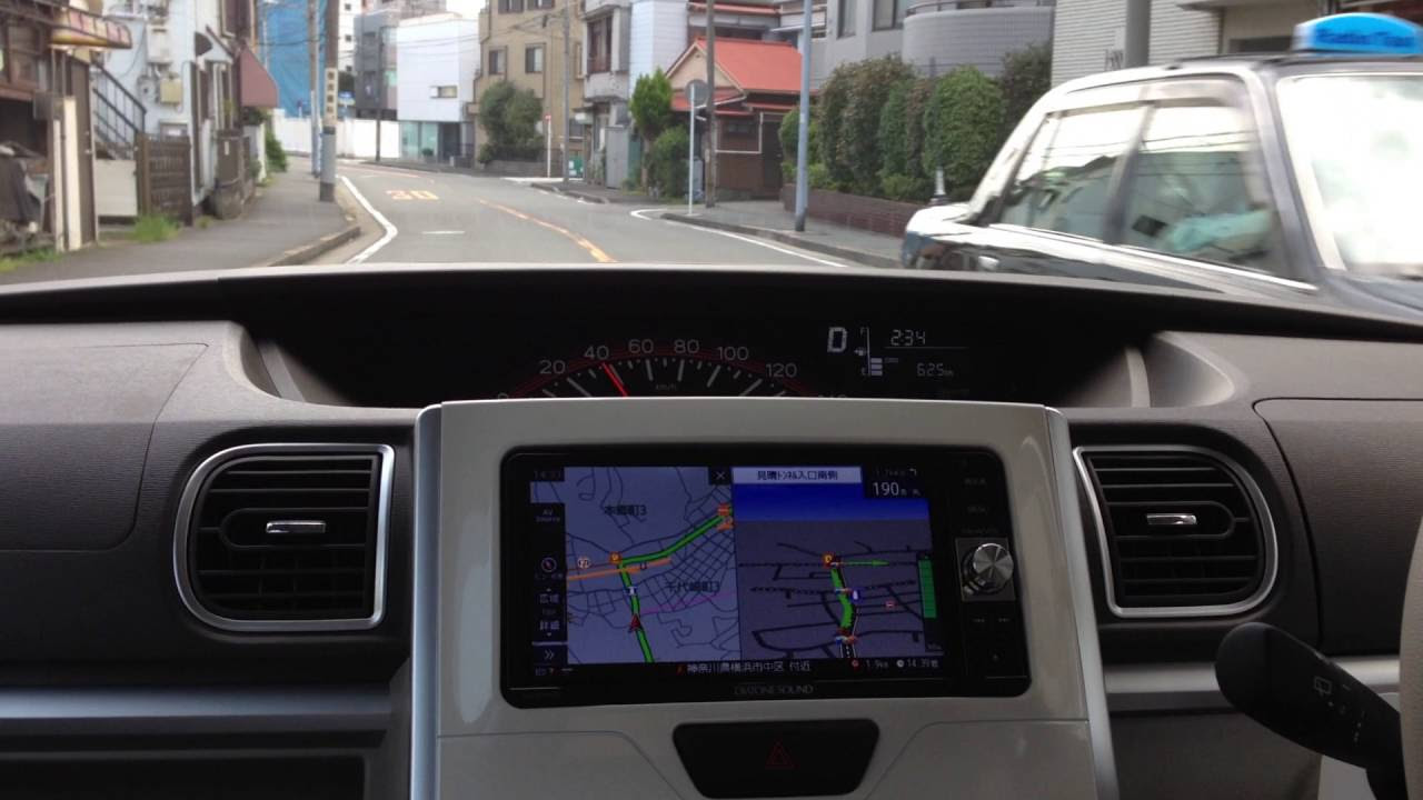 DIATONE SOUND NAVI (NMZ-W66D)のナビ機能を試してみました。 - YouTube