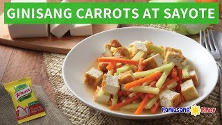 Ginisang Carrots at Sayote - Day 2