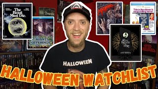 MY HALLOWEEN SEASON TO-WATCH LIST | Blu-rays & Books!