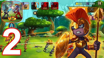 Stickman War 2:Odyssey - Gameplay Walkthrough Part 2 (Android, iOS)