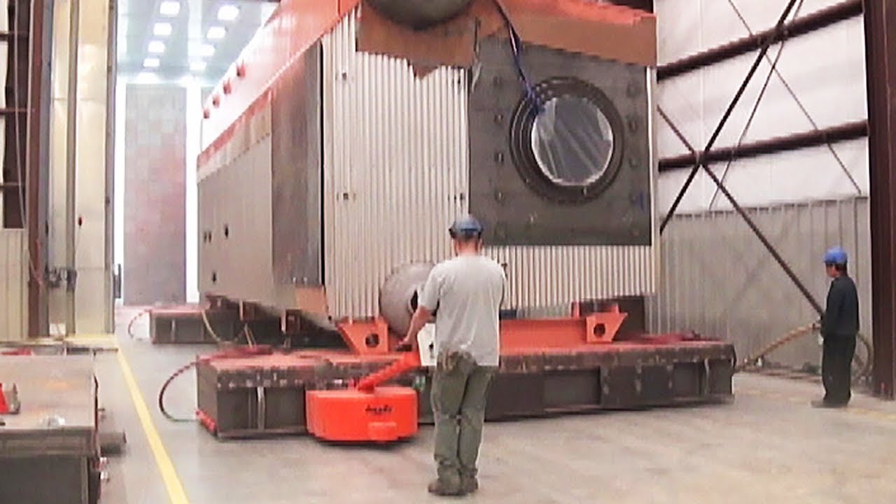 100 ton boiler move AeroGo Rigging System