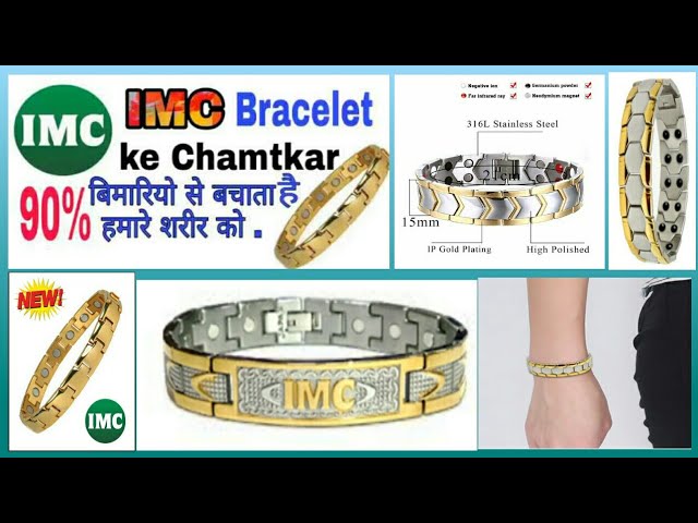 IMC Silver Gold MAGNETIC BRACELET at Rs 2100/piece in New Delhi | ID:  19507680188