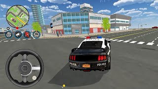 US POLICE COP CHASE DRIVING SIMULATOR 3D GAME 2024 - ANDROID GAMEPLAY -  PART - #2 screenshot 2