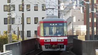 遠鉄1001F 下り第93列車 遠州病院駅 入線からの発車
