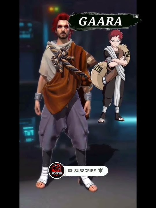 NARUTO CHARACTERS BUNDLE IN FREE FIRE🔥#bfcgamer #shorts #freefire #nikshan