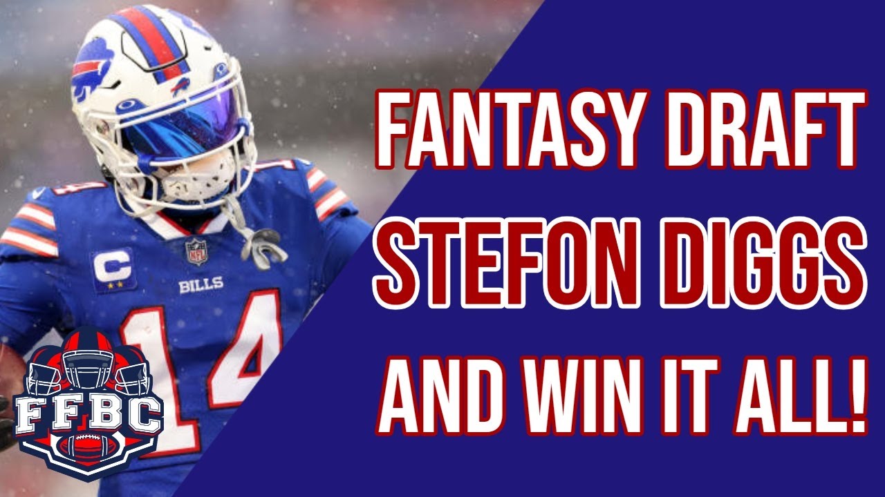 Drafting a CHAMPIONSHIP Fantasy Football Team Around Stefon Diggs | FFBC