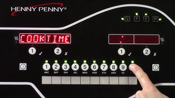 Henny Penny Evolution Elite Open Fryer Programming a New Product