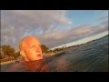 Maui slow motion wave to the face test w/ GoPro Hero 2