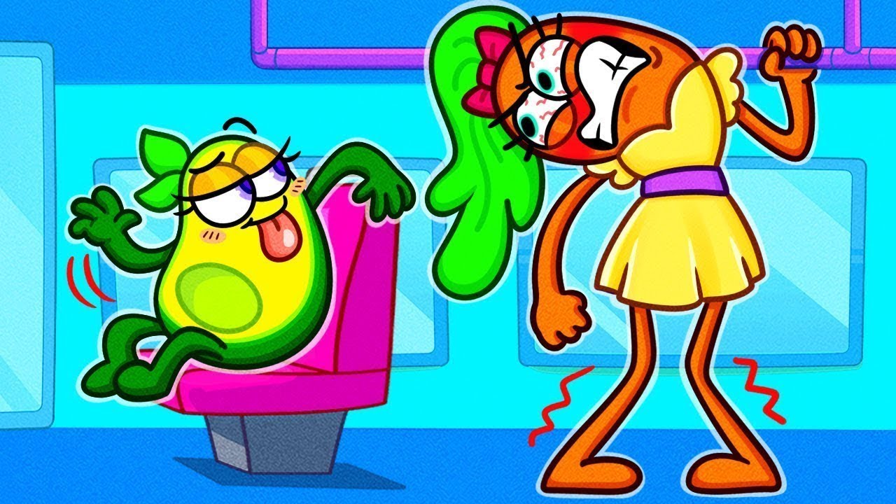 AVOCADO, GIVE ME A SEAT! || Funny Bus Situations by Avocado Couple Live