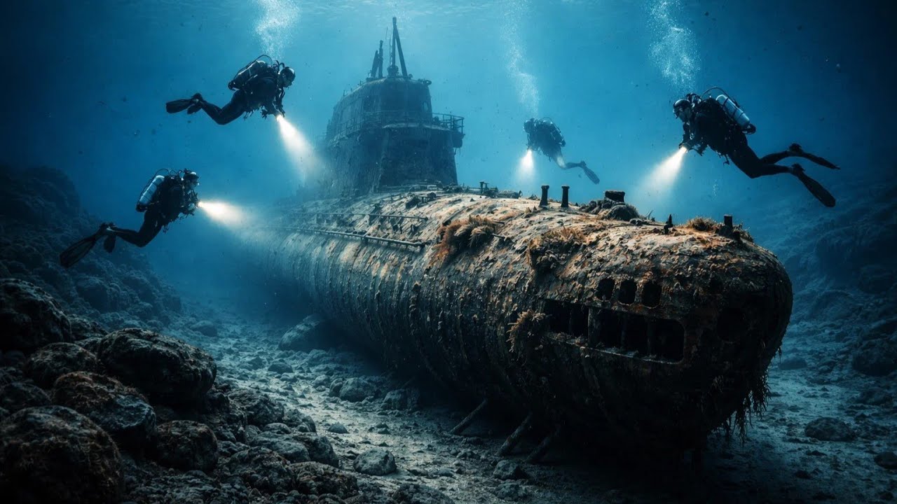 A Long-Lost ''MILITARY Submarine'' Is Discovered Resting at the Bottom of the Ocean
