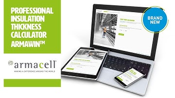 Armacell Answers: ArmaWin Insulation Thickness Calculator Demo