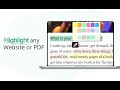 PDF &amp; Web Highlighter + Notes &amp; Annotations [QUICK TOUR]