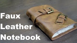 DIY Faux Leather Journal from a Boot | Making a Bound Notebook from an Old Pair of Boots &amp; Parchment