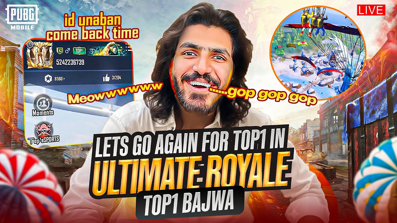 RANK#2 COMEBACK KARNA HI HOGA IN ULTIMATE ROYALE😎 MEOWWW GOP GOP GOP LETS GO FOR TOP1