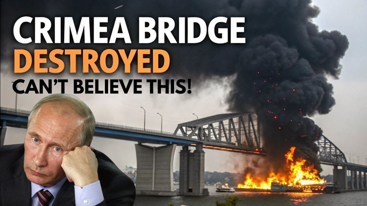 Putin Humiliated as Crimea Bridge Crumbles in Shocking Breakdown