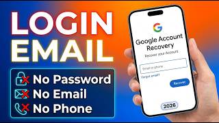 Email ID aur Password dono Bhul gaye to Login kaise Karen, Gmail ID  aur Password Bhul Gaye to Login