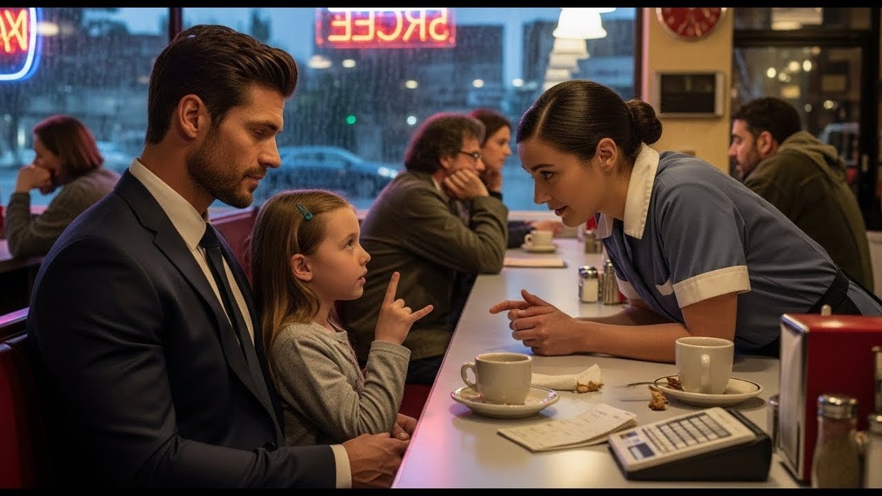 Arme Kellnerin sah, wie alle die stumme Tochter des Mafiaboss mieden — bis sie Gebärden nutzte