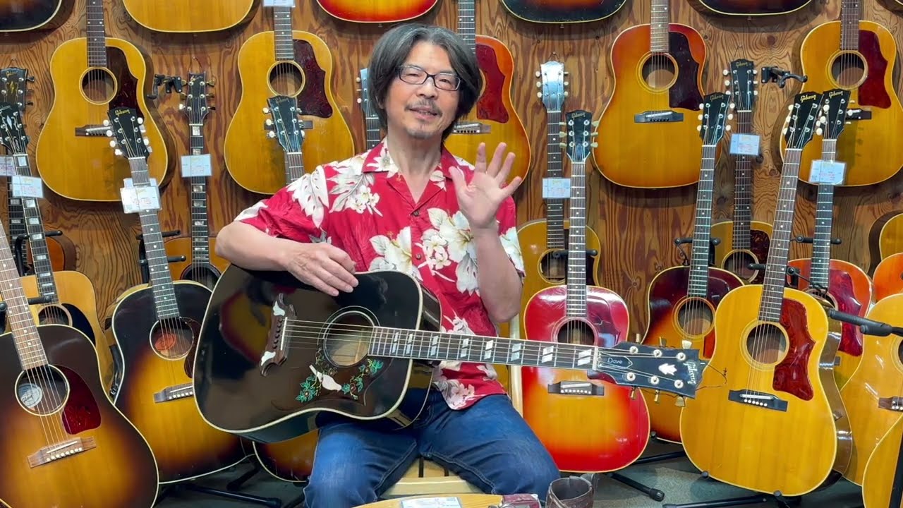 GIBSON DOVE BLK 1995 - YouTube