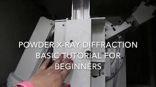 Powder X-ray diffraction-Basic tutorial for beginners