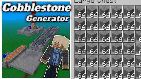 Automatic cobblestone generator in Multicraft