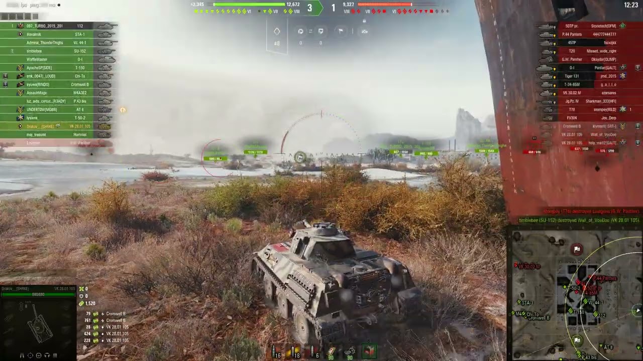 World of Tanks | VK28.01 105 | 1 kill / 751 dmg / 2062 assist