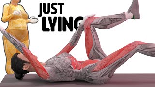 LATIHAN BERBARING DI LANTAI UNTUK MENURUNKAN BERAT BADAN