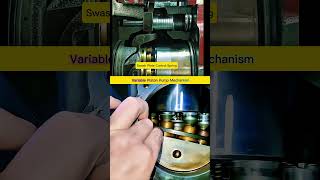 Variable Displacement Axial Piston Pump for Excavator Hydraulic Systems Mechanism Animation