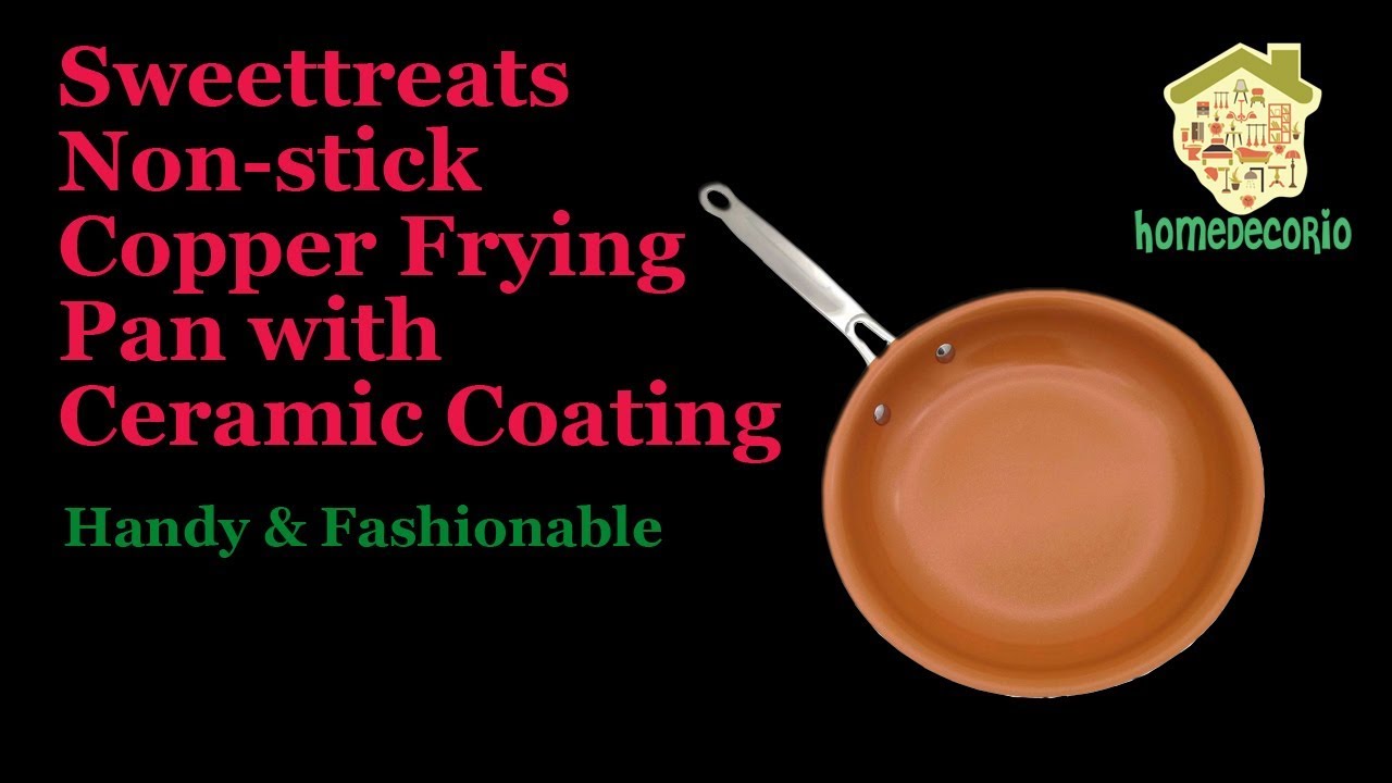 Best ceramic coated non stick copper frying pan YouTube