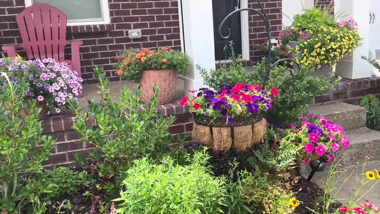 Spring front yard garden