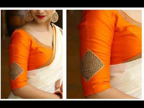 Designer Sleeves Made In Simple & Easy Method | Tamil - YouTube