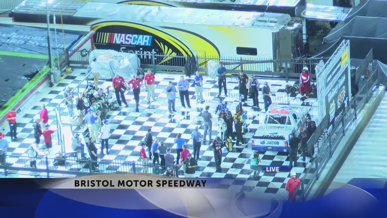 Rain delays truck race at Bristol