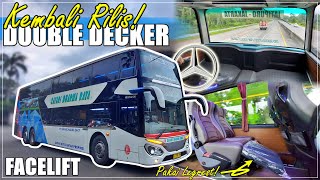 Lama Tidak Terlihat Akhirnya Rilis Lagi Dengan Wajah Baru Double Decker Po Safari Dharma Raya